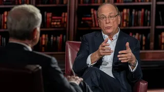 Larry Fink Says He's Concerned Public Debt Will Crowd Out Private Capital
