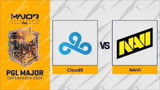 Cloud9 проти NAVI | Мапа 1 Mirage | PGL CS2 MAJOR COPENHAGEN 2024 - Elimination Stage