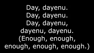 Dayenu (Passover Song)