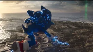 Sonic movie 2 sonic runs on water scene 4K