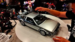 Hot Toys Back To The Future Part 2 Delorean Time Machine Unboxing, Assembly and Review! BTTF!