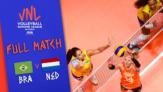 Brazil 🆚 Netherlands - Full Match | Women’s Volleyball Nations League 2019