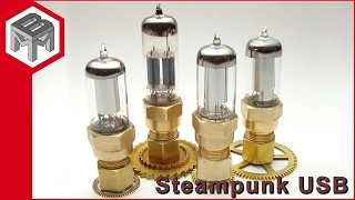 How to make Steampunk vacuum tube USB drives