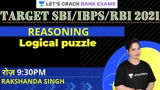 Logical Reasoning Mains Level | Reasoning | Target IBPS/RRB/SBI PO/Clerk 2021