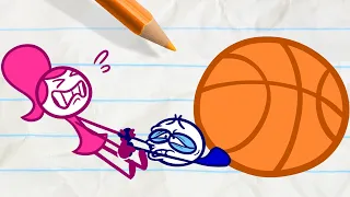 Teach A Man To Swish | Pencilmation Cartoons!