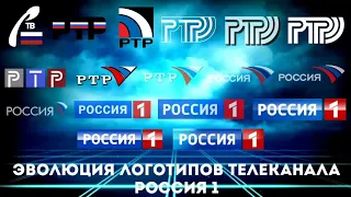 Эволюция логотипов телеканала Россия 1