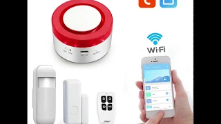 aixi-SHS wifi 433Mhz siren alarm system - Smart Life APP Control