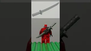 How To Make A LEGO Deadpool Minifigure Without Using Any Parts From Deadpool 😮 #shorts