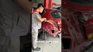 Mechanic Jack| Process of Nissan Tiida restoration. Side crashed.