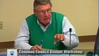 Oshkosh Common Council Workshop: 2017 Budget 10-17-2016 (Part 3)