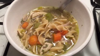 Instant Pot Jeffrey's Chicken Noodle Soup