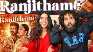 🇮🇳 REACTING TO RANJITHAME FULL VIDEO! 🔥🔥 | Varisu (Tamil) | Thalapathy Vijay | Rashmika | REACTION!!