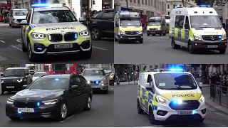 Specialist London Police Vehicles Responding To Incidents Across London!!