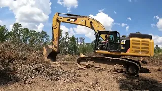 Lets Dig Stumps With A Cat 349E