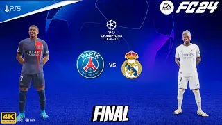 FC 24 - PSG Vs Real Madrid - Champions League Final 23/24 | PS5™ [4K60] Next Gen