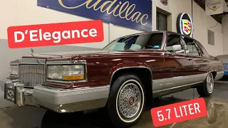 SOLD 1991 Cadillac Brougham D’Elegance 5.7 Liter V8 FOR SALE by Specialty Motor Cars Fleetwood