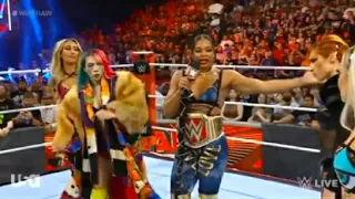 Bianca blair, Becky lynch, Asuka, liv morgan, Alexa bliss & Carmela (full segment) Raw June 21 2022