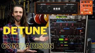 Pitch Detune Comparison - Racks, Pedals, Plugins