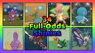 [Live] - 34 Full Odds Shinies - 2021 Compilation