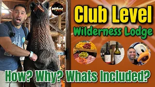 First time Club Level at Wilderness Lodge and What to expect | Walt Disney World | Room tour & more