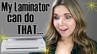 ⭐ FOILING WITH A LAMINATOR ⭐ THERMAL LAMINATOR DIY PROJECT