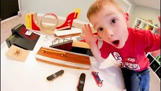 FATHER SON ULTIMATE FINGERBOARD PARK!