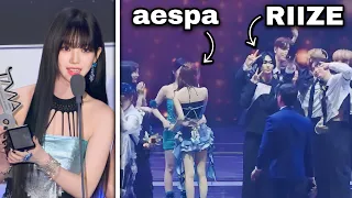 aespa interaction with RIIZE & ITZY go viral (TMA) 231010 #kpop