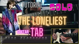 The Loneliest Guitar Tab | Maneskin Cover & Tutorial W/ Solo