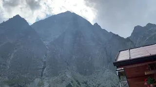 Mały Kieżmarski Szczyt (Maly Kežmarsky štit), północna ściana, Tatry Wysokie, Słowacja