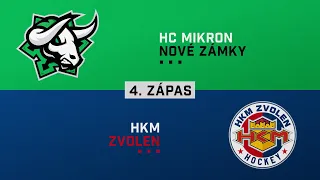4.zápas štvrťfinále HC Nové Zámky - HKM Zvolen HIGHLIGHTS