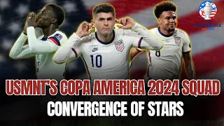 USMNT's Copa America 2024 Squad: Pulisic leads; Many prominent stars