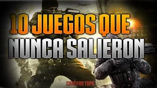 ¡Los 9 juegos mas esperados que nunca salieron! - Crasfan Tops