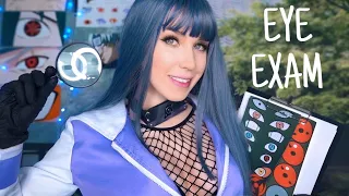 ASMR HINATA 💙 CHECK YOUR SHARINGAN 👀 EYE EXAM, Close Whispering [+Sub]