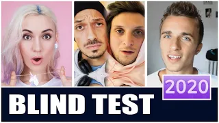 BLIND TEST 2020 [Musiques de YouTubeurs 😇] Fais le bon choix sur 4 réponses 💪 #NiveauFacile