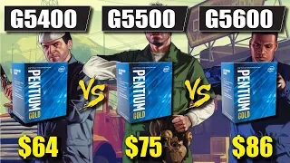 Intel Pentium G5400 vs G5500 vs G5600 | GTX 1060