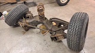 1963-66 Chevy C10 Front Suspension Swap to Square Body Front Suspension - #C10 #inliner  EP.26