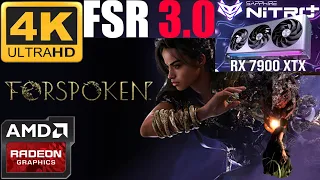 Forspoken Ray Tracing FSR 3 4K | RX 7900 XTX NITRO+ | Ryzen 9 5950X