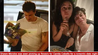 Shawn Mendes was seen picking up flowers for his romantic date night with Camila Cabello in LA