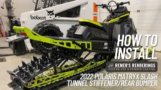 Polaris Matryx Slash Tunnel Stiffener/Bumper Install