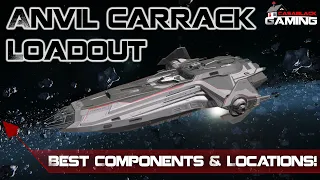 Star Citizen Anvil Carrack Ship Loadout PVE Build & Parts Location Guide