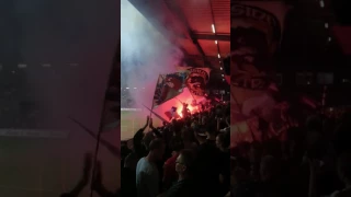 Pyro im Block - Holstein Kiel vs VfL Osnabrück