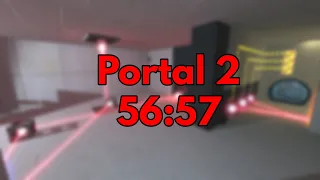 Portal 2 In 56:57 | First Sub 57 | World Record Speedrun