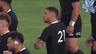 All Blacks homenajearon a Maradona antes del Haka