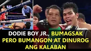 DODIE BOY JR., BUMAGSAK PERO BUMANGON AT DINUROG ANG KALABAN