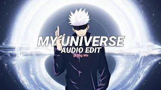 my universe (suga's remix) - coldplay x bts [edit audio]