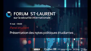 Présentation des notes politiques étudiantes