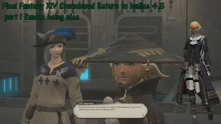 Final Fantasy XIV Stormblood Return to Ivalice 4.5 part 1 Ramza being nice