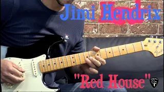 Jimi Hendrix - "Red House" ("Are You Experienced" Version) - INTRO - Blues Guitar Lesson (w/Tabs)