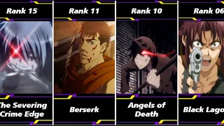 Top 15 Dark Anime Where MC Is A Cold Blooded Killer