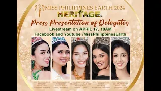 Miss Philippines Earth 2024 - Press Presentation
